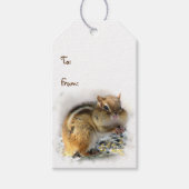 Versterking van het chipmunkpak van de Gift Labels Cadeaulabel (Voorkant)