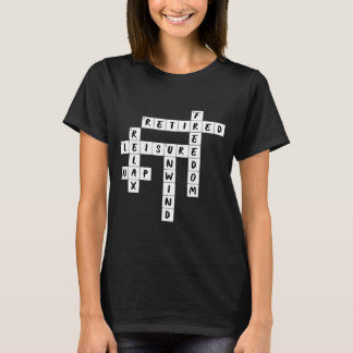 Versterking van het Crossword Puzzle Verbluffend T-shirt