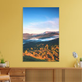 Versterking van het herfstterrein van Šilentabor, Canvas Afdruk (Insitu (Woonkamer))