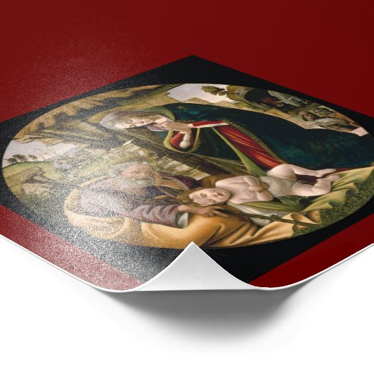 Versterking van het kind Christus Foto Afdruk (Hoek)