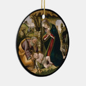 Versterking van het kind Christus Keramisch Ornament (Rechts)