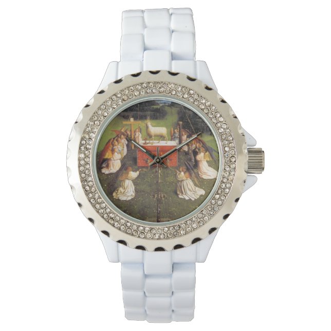 Versterking van het mystieke lammetje/Het lammetje Horloge (Voorkant)