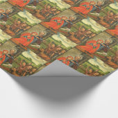 Versterking van het Oekraïense pictogram op de sch Cadeaupapier (Hoek)