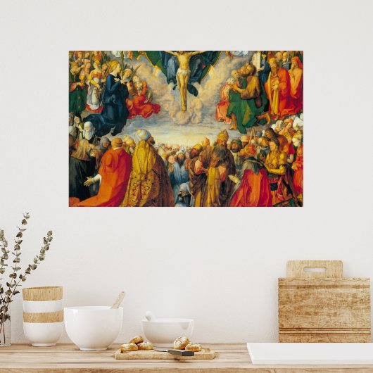 Versterking van het Poster van de Heilige Drievuld (Keuken)