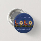versterking van team lolo ronde button 3,2 cm (Voorkant /achterkant)