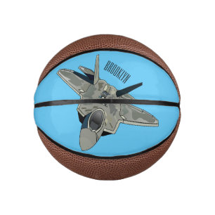 Versterking vliegtuig cartoon basketbal