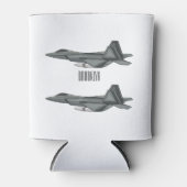 Versterking vliegtuig cartoon blikjeskoeler (Voorkant)