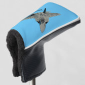 Versterking vliegtuig cartoon golfheadcover (3/4 voorkant)