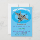 Versterking vliegtuig cartoon kaart (Voorkant)