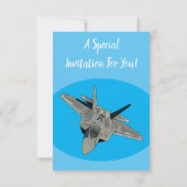 Versterking vliegtuig cartoon kaart (Achterkant)