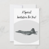 Versterking vliegtuig cartoon kaart (Achterkant)