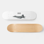 Versterking vliegtuig cartoon persoonlijk skateboard (Horizontaal)