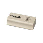 Versterking vliegtuig cartoon rubberstempel (Stempel)