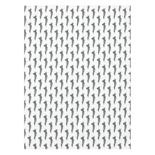 Versterking vliegtuig cartoon tafelkleed (Voorkant)