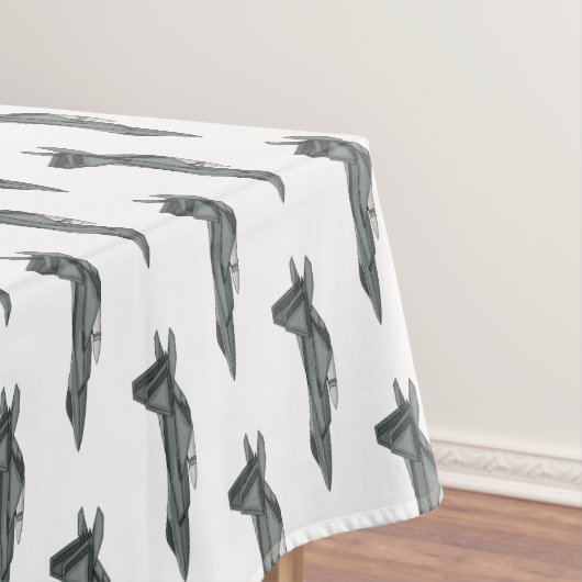 Versterking vliegtuig cartoon tafelkleed (Voorbeeld)