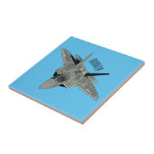 Versterking vliegtuig cartoon tegeltje (Zijkant)