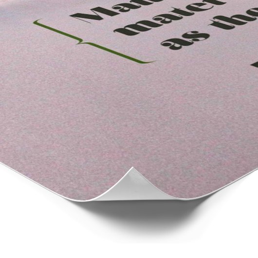 Versterkt als de menselijke geest poster (Hoek)