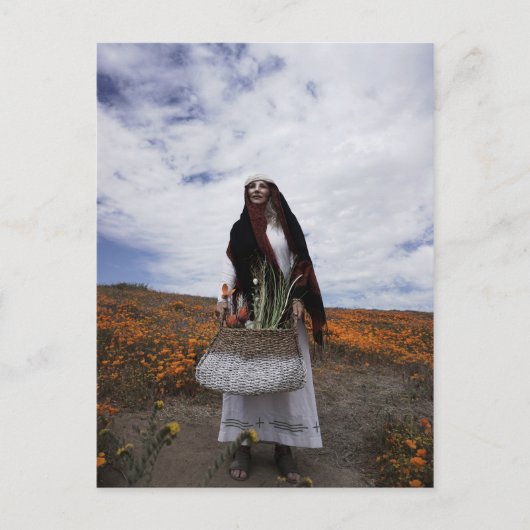 Versterkt Briefkaart van zigeunerspoor (Voorkant)