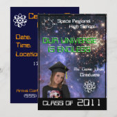 Versterkt de limietuitnodiging voor Afstuderen Kaart (Voorkant / Achterkant)