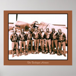 (versterkt) De Tuskegee Airmen (20 bij 16 inch) Poster