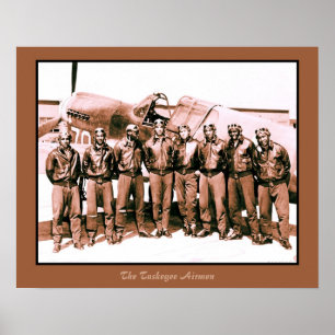(versterkt) De Tuskegee Airmen (20 bij 16 inch) Poster