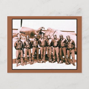 (versterkt) De Tuskegee Airmen Briefkaart