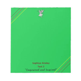 "Versterkt en geïnspireerd notitieblok" Notitieblok