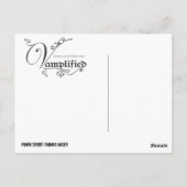 Versterkt eterisch dubbel... briefkaart (Achterkant)