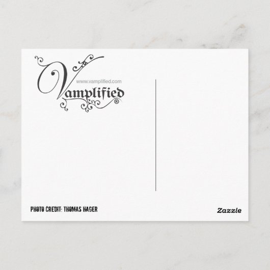 Versterkt eterisch dubbel... briefkaart (Achterkant)