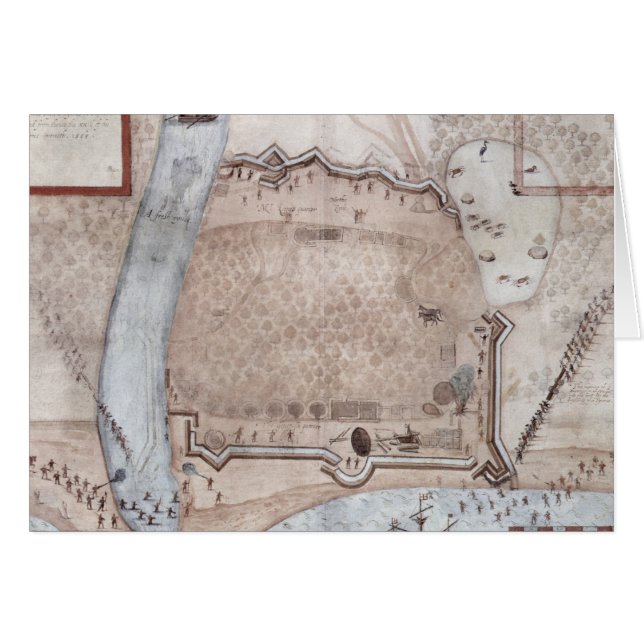 Versterkt kampement, Puerto Rico (Voorkant Horizontaal)