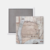 Versterkt kampement, Puerto Rico Magneet (Voorkant / Achterkant)