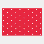 Versterkt rood wit en blauw patriottisch geschenk inpakpapier vel (Voorkant 2)