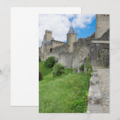 Versterkte muur van Carcassonne Bedankkaart (Voorkant / Achterkant)