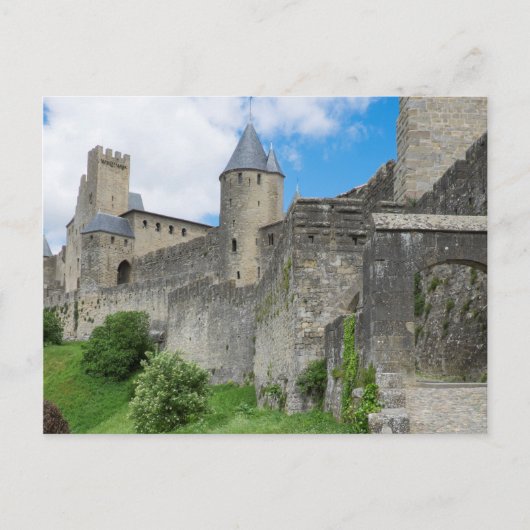Versterkte muur van Carcassonne Briefkaart (Voorkant)