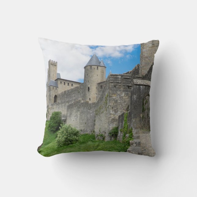 Versterkte muur van Carcassonne Kussen (Voorkant)