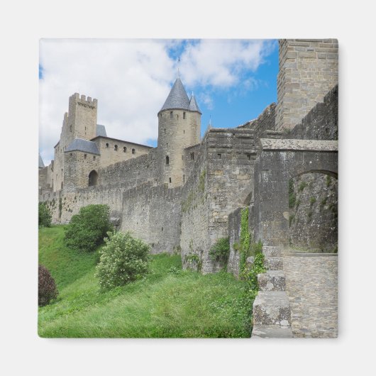 Versterkte muur van Carcassonne Magneet (Voorkant)
