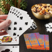 Versternend modern Kunstbos Pokerkaarten (Insitu)