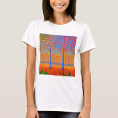 Versternend modern Kunstbos T-shirt (Voorkant)