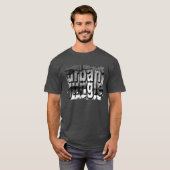 Versteurde Grunge Stedelijke Jungle T-shirt (Voorkant volledig)