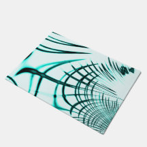 Verstevigde cyaan gebogen sporen op lichtachtergro