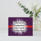 Verstikking Donkere Briefkaart (Staand voorkant)