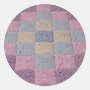 Verstikkingen van het hakmes rond de wereld ronde sticker