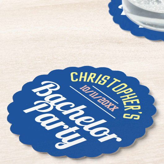 Verstoken Avond van een Man Kartonnen Onderzetters