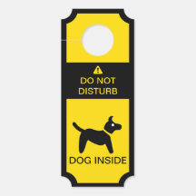 Verstoor de oplettende hond niet binnen