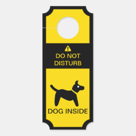 Verstoor de oplettende hond niet binnen deurhanger