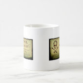 Verstoord arsenicumetiket koffiemok (Center)