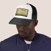 Verstoord arsenicumetiket trucker pet (In situ)