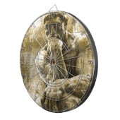 Verstoord bronzen beeld Auguste Rodin Dartbord (Voorkant Rechts)
