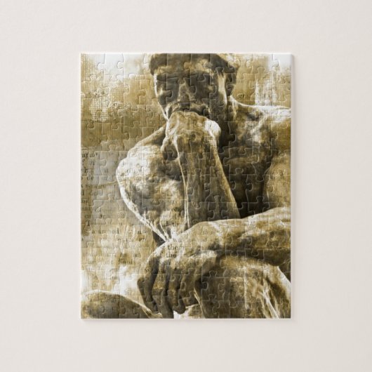 Verstoord bronzen beeld Auguste Rodin Legpuzzel (Verticaal)