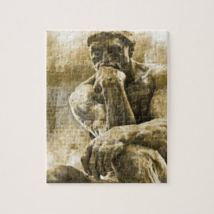 Verstoord bronzen beeld Auguste Rodin Legpuzzel